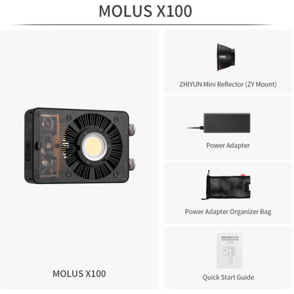 Zhiyun MOLUS X100 Bi-Color Pocket COB Monolight 