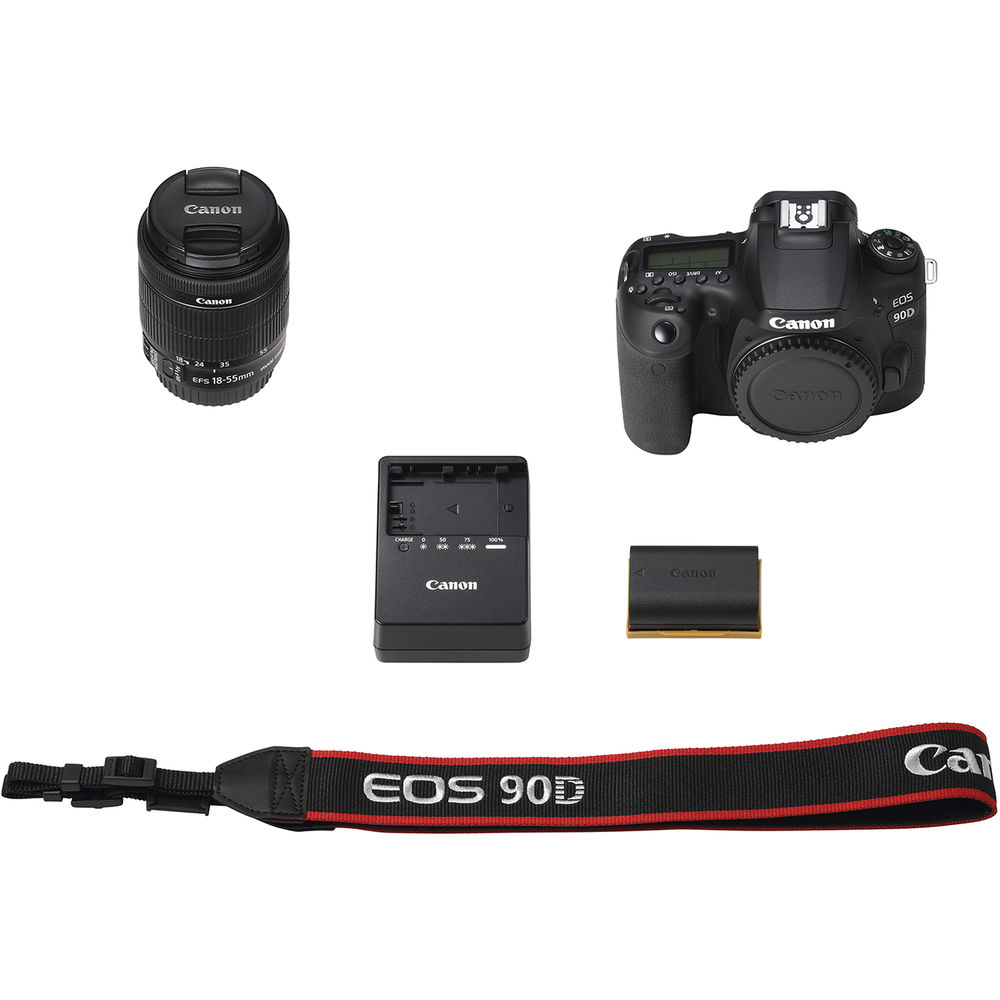 Camara Canon EOS  Kit 90D EF-S 18-55mm f 3.5 - 5.6 IS STM