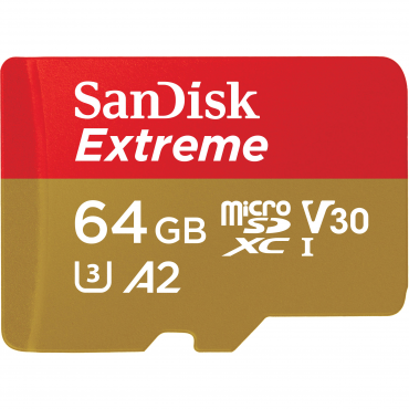 Sandisk micro SDXC extreme 80MB/s W 170MB/s R 