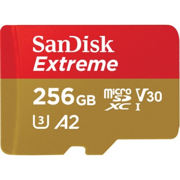 Sandisk SanDisk Extreme 256gb microSDXC UHS-I 130 mb/s W 190mb/s R
