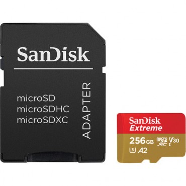 Sandisk Micro SDXC extreme A2 256GB 160MB/s